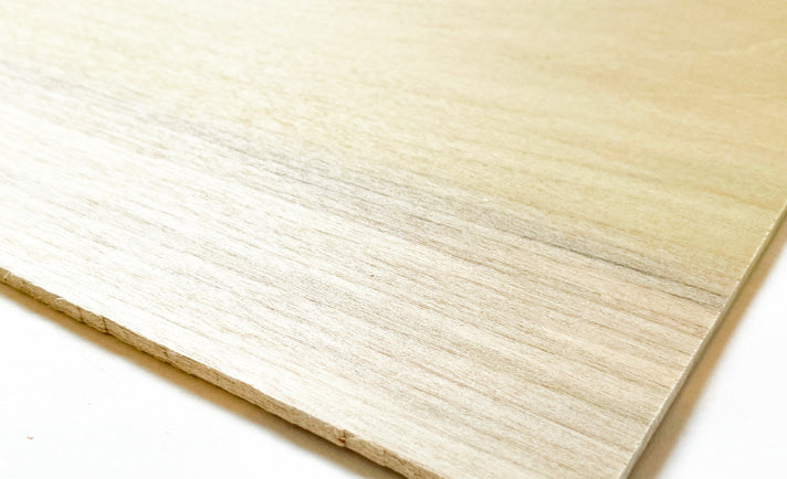 [96] ホオノキ 木材板 Sサイズ （180mm×240mm×3mm）