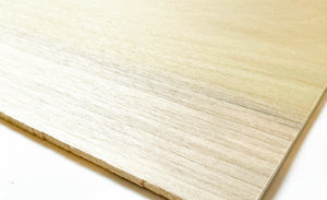 [98] ホオノキ 木材板 Lサイズ （300mm×450mm×8mm）